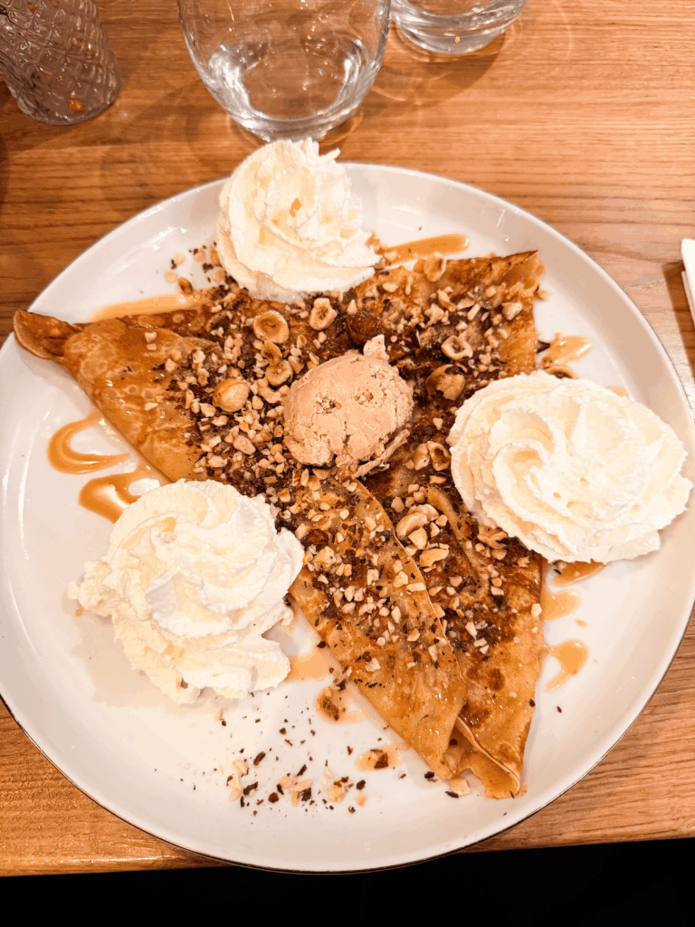 Crepe sucrée des Gourmands Disent à Dijon
