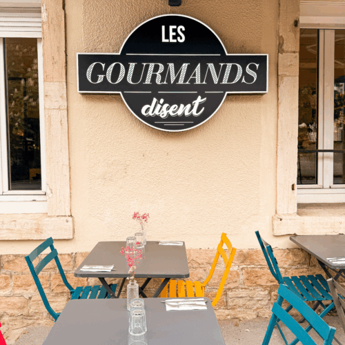 Terrasse des Gourmands Disent à Dijon