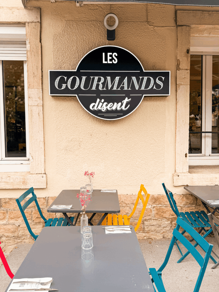 Terrasse des Gourmands Disent à Dijon