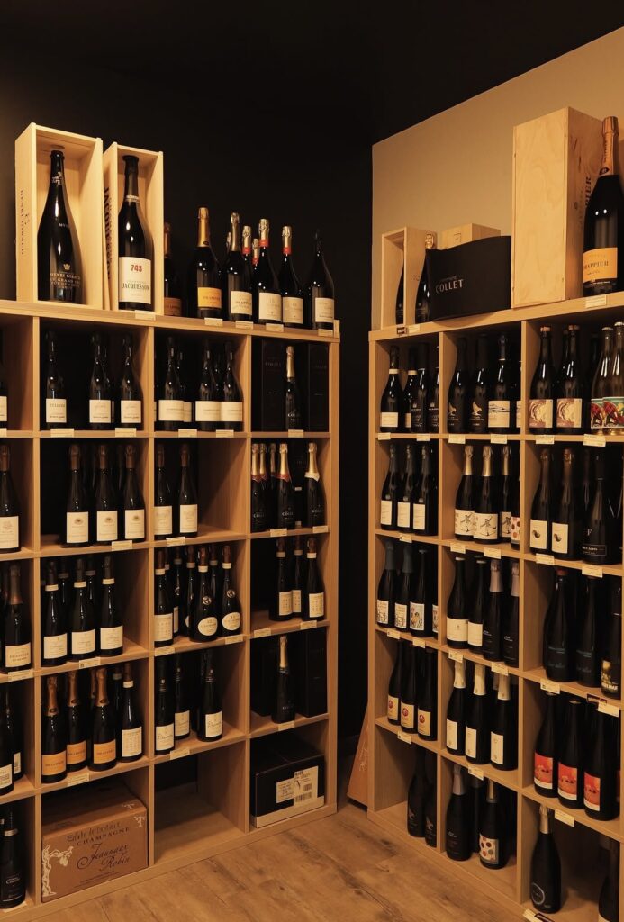 etalage de la cave grains de folie à quimper