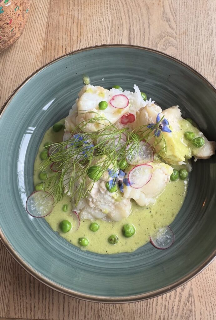 assiette du restaurant guet apens à belz