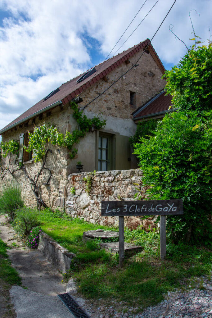 Le gîte en pierre Les 3 Clefs de Gaya à 20 minutes de Limoges