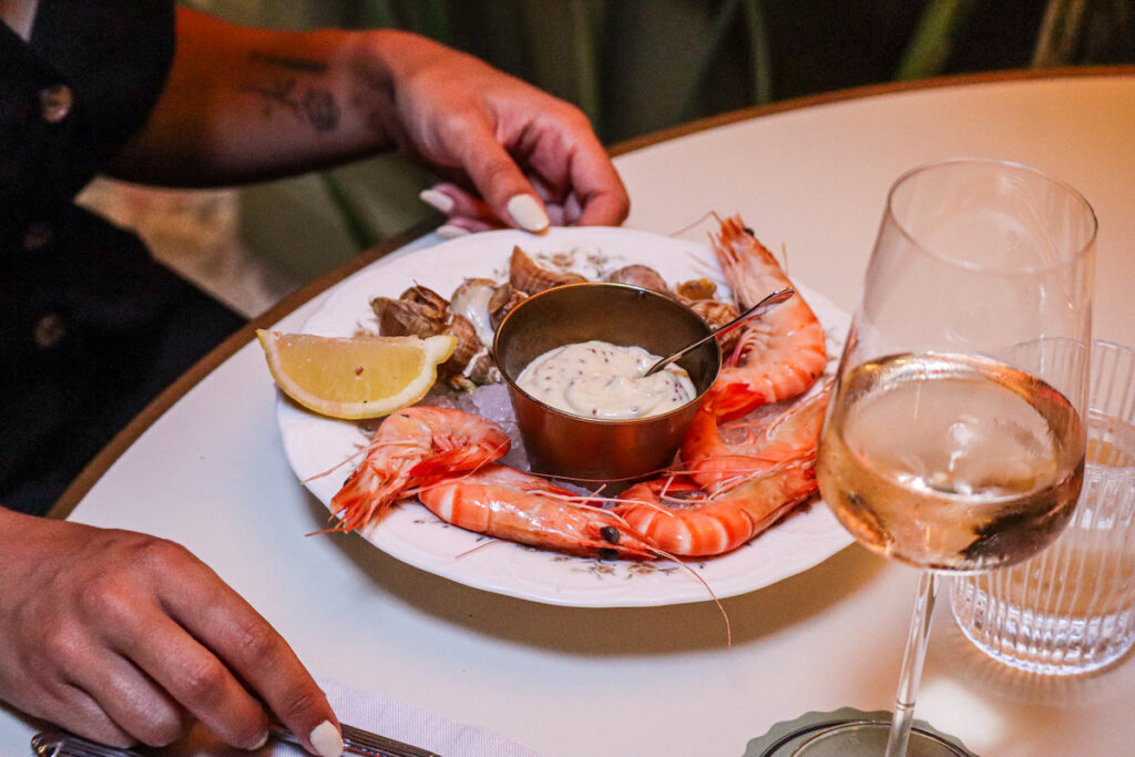 Les fruits de mer d'Henriette à Cabourg
