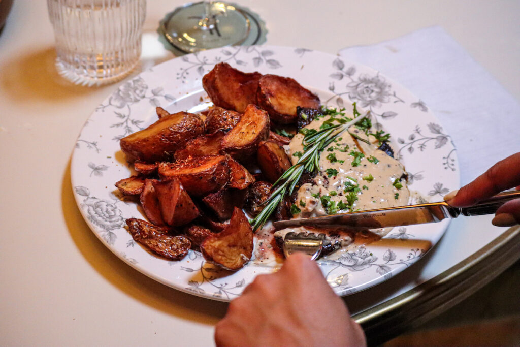 La viande d'Henriette à Cabourg