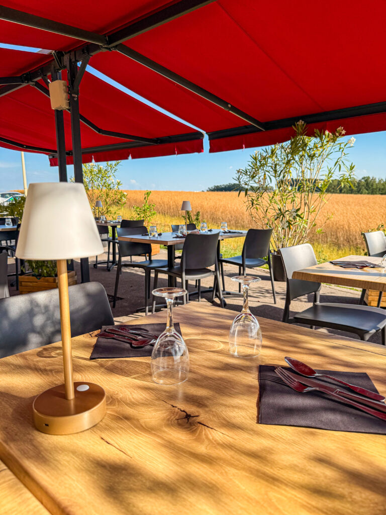 Terrasse de l'Imprevu à Mirebeau-sur-Beze