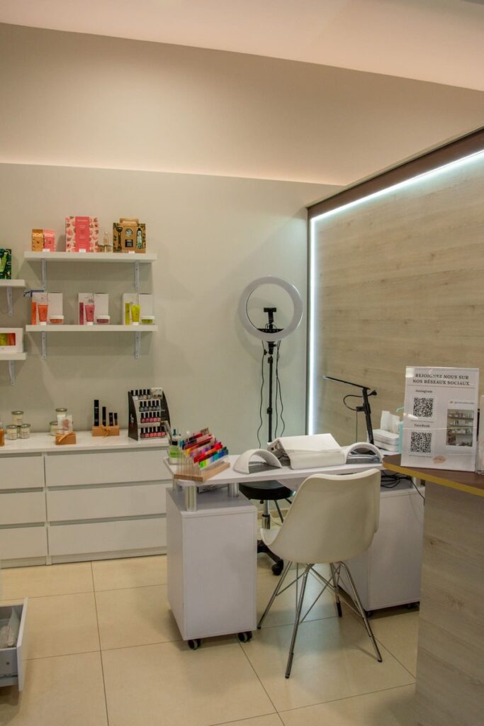 L'intérieur de l'institut Doux Sens de Corgnac à Limoges