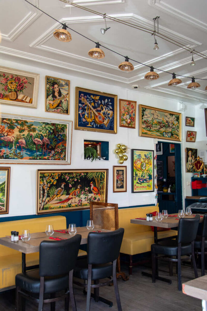 La salle de restauration du restaurant L'Internationale à Limoges