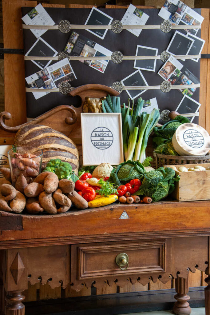 Les légumes de saison du restaurant La Table du Couvent à Limoges