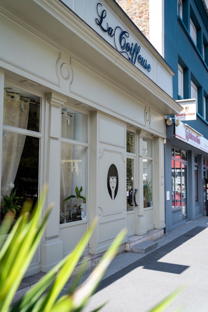 La devanture de La Coiffeuse à Saint-Malo