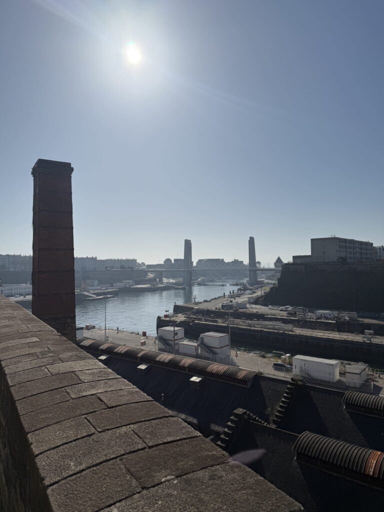 La vue du restaurant La Forge à Brest