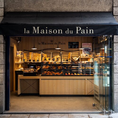 La devanture de La Maison du Pain, à Saint-Malo