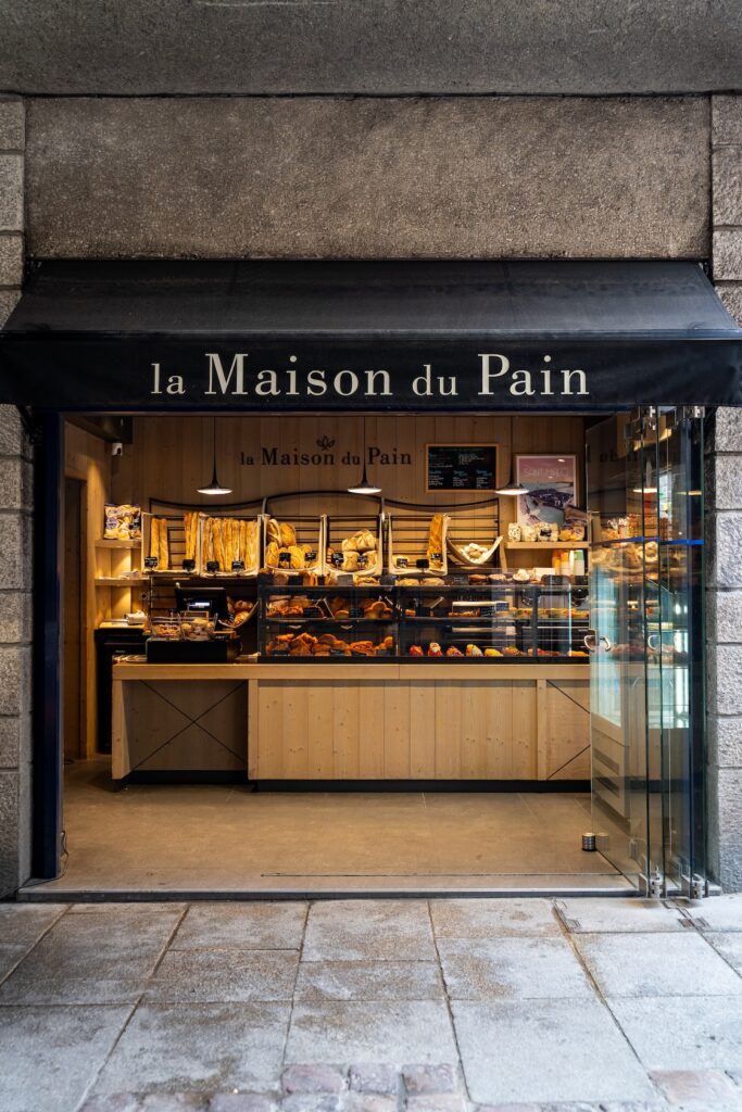 La devanture de La Maison du Pain, à Saint-Malo