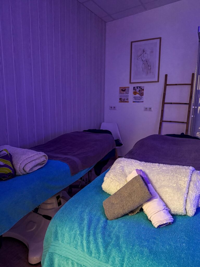Cabine pour les massages duo