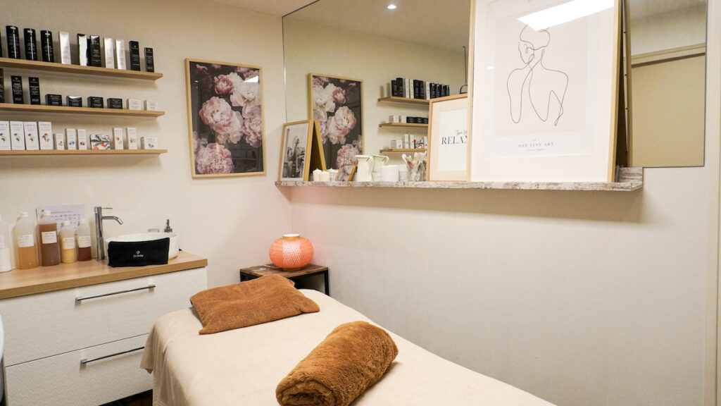 L'intérieur de La Loge bien-être à Mondeville