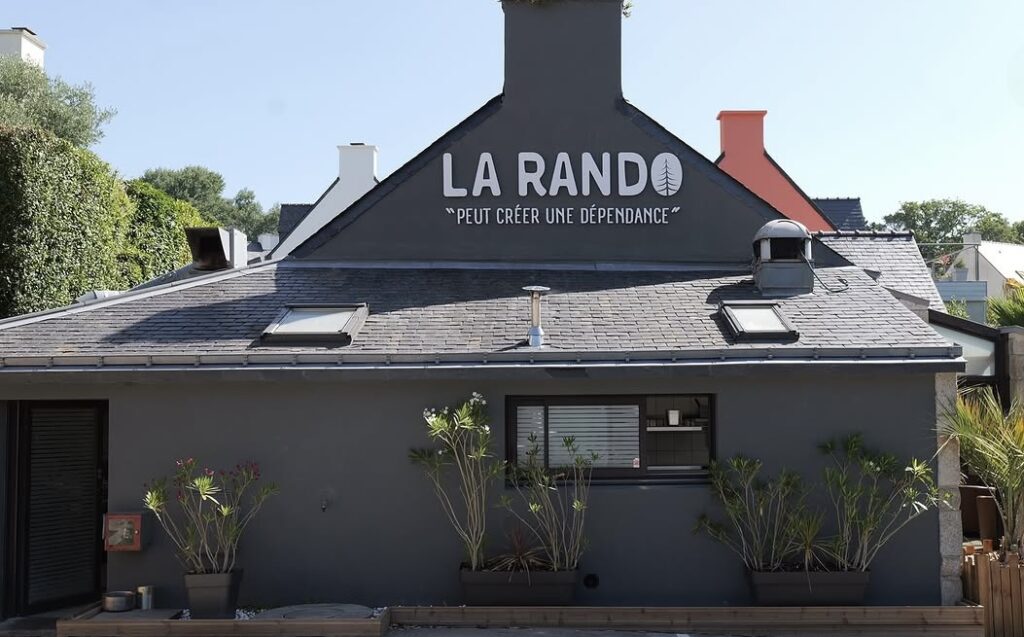 devanture du restaurant la rando à ploemeur