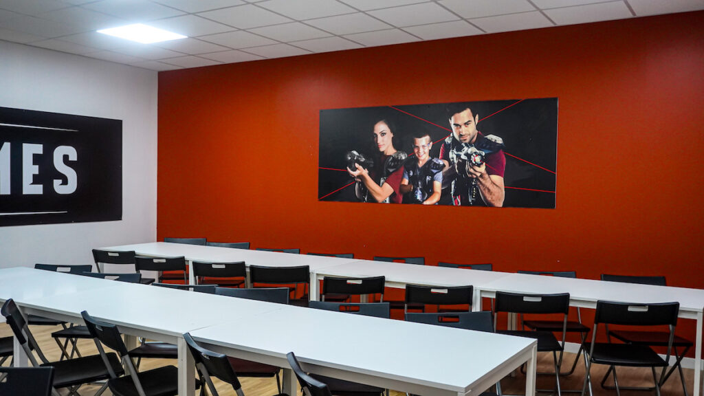 Les salles du Laser Games à Bretteville-sur-odon