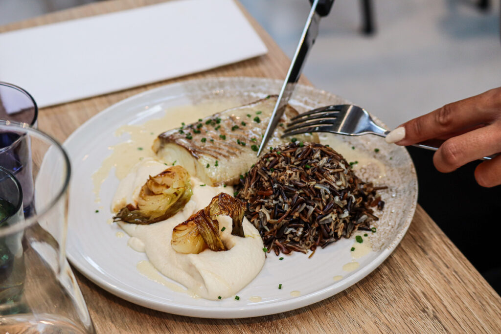 Le poisson du midi de La Table de John à Saint-André sur orne