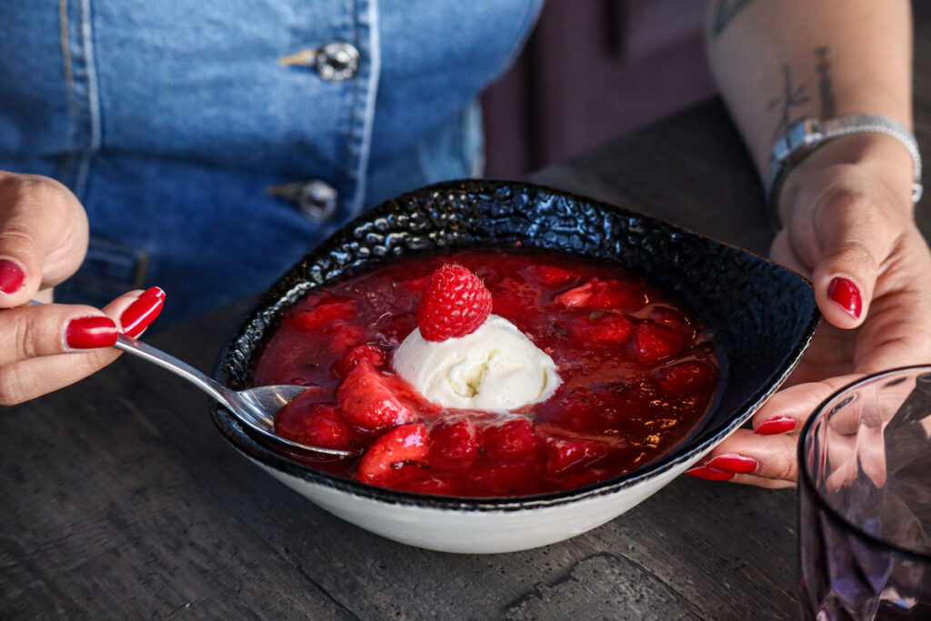 Le dessert de La Véranda à Caen