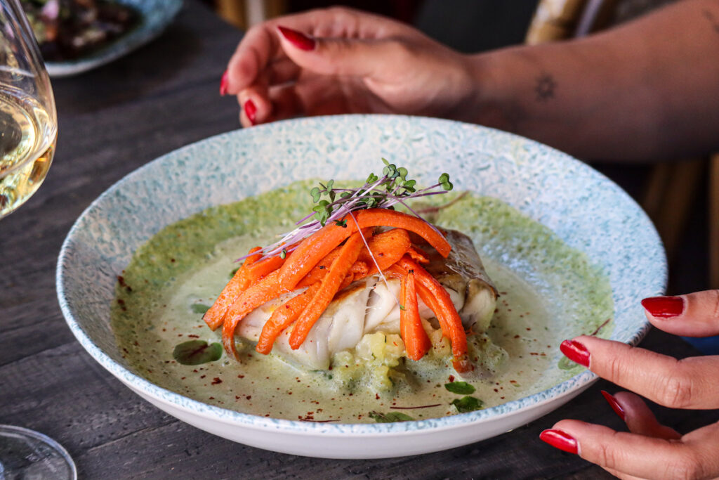 Un plat de La Véranda à Caen