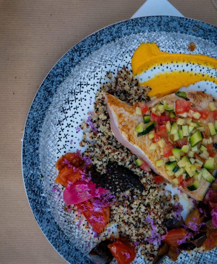 Plat poisson restaurant le 76 à Besançon