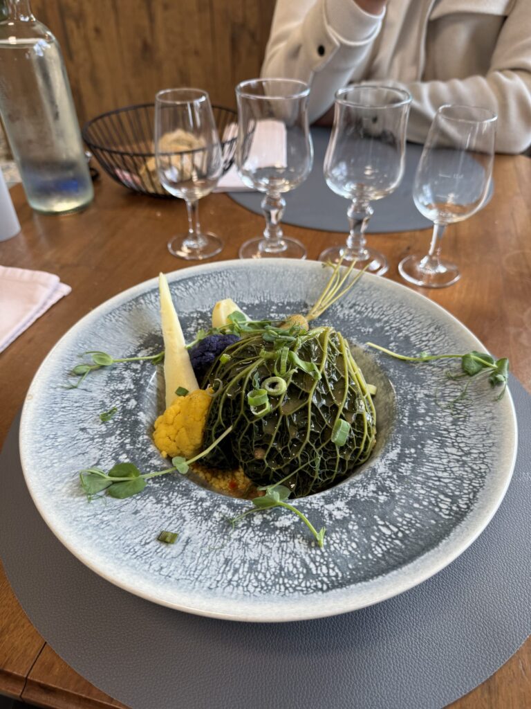 Un plat du restaurant Le Bout du Monde à Lanvéoc.