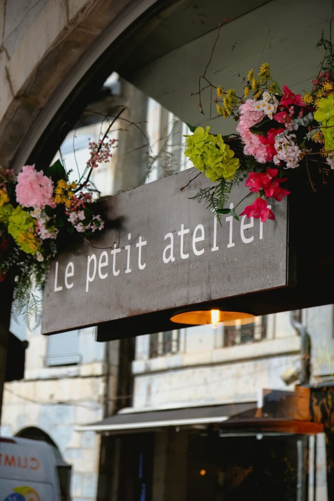 Devanture de chez Le Petit Atelier à Besançon