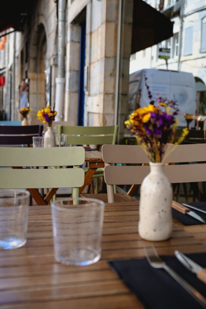 Terrasse de chez Le Petit Atelier à Besançon