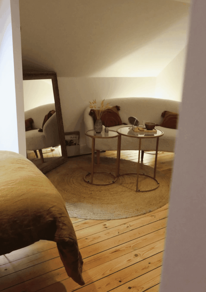 La salle d'attente du Poudrier, à Beaussais-sur-Mer