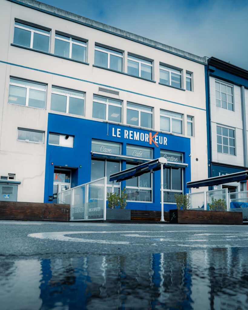 L'extérieur du restaurant Le Remorkeur à Brest