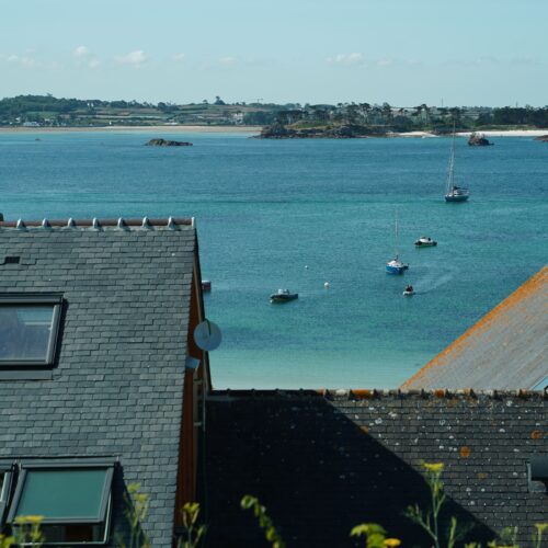 La vue du restaurant Le Resto d'en Batz à l'Île de Batz