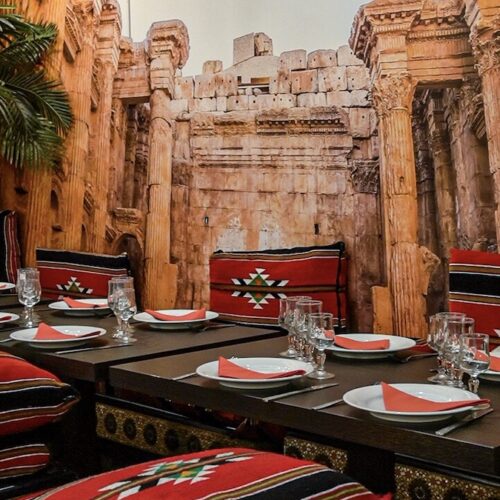 L'interieur du Libanais à Caen