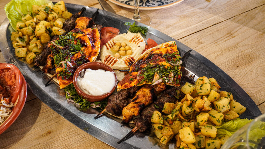 Les plats du Libanais à Caen