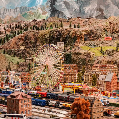 La maquette du monde miniature à Clécy