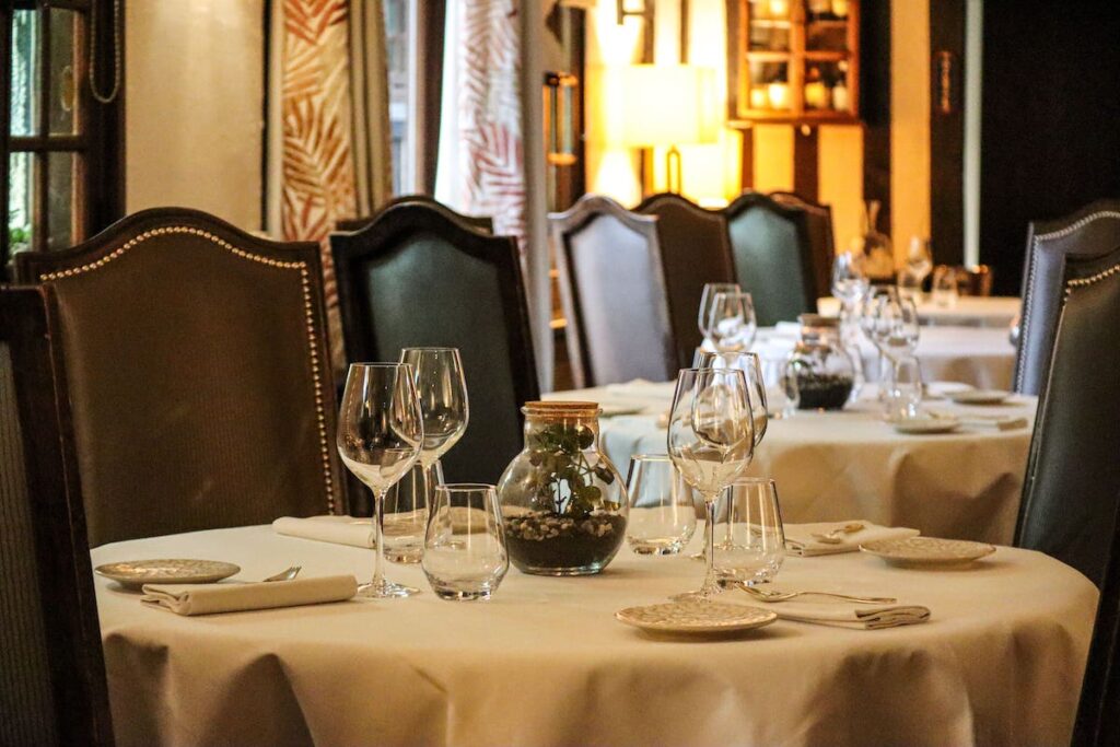 L'intérieur du Pavé d'Auge à Beuvron en Auge