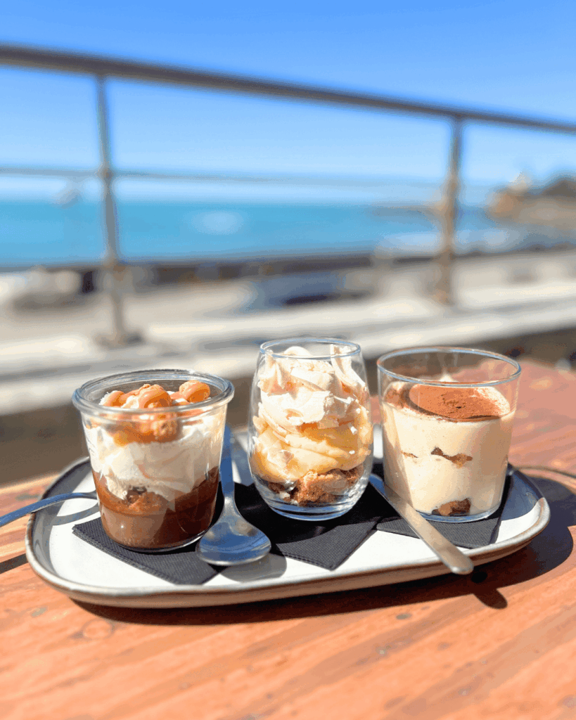 Les desserts au restaurant les bains à Biarritz