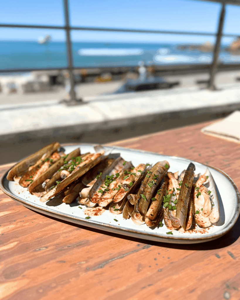 les couteaux au restaurant les bains à Biarritz