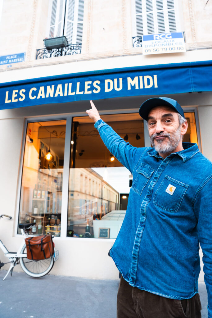 Mathieu, le gérant et l'un des créateurs des Canailles du Midi, à Bordeaux Chartrons