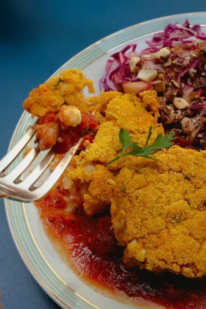 Plat végétarien de L'Îlot à Ornans