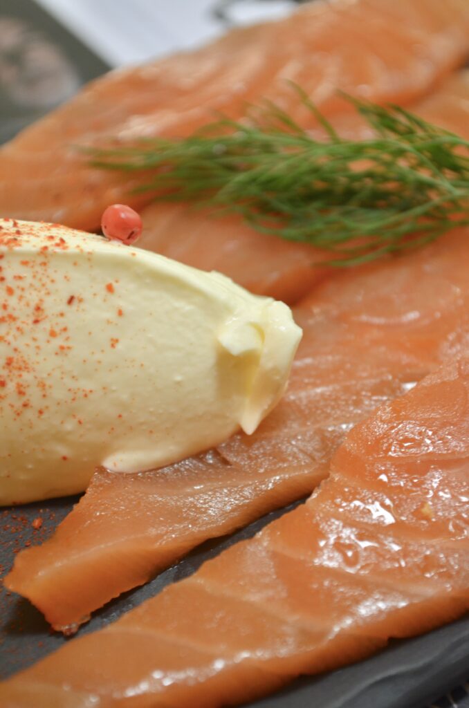 Le saumon fumée maison du restaurant L'Offset à Avignon