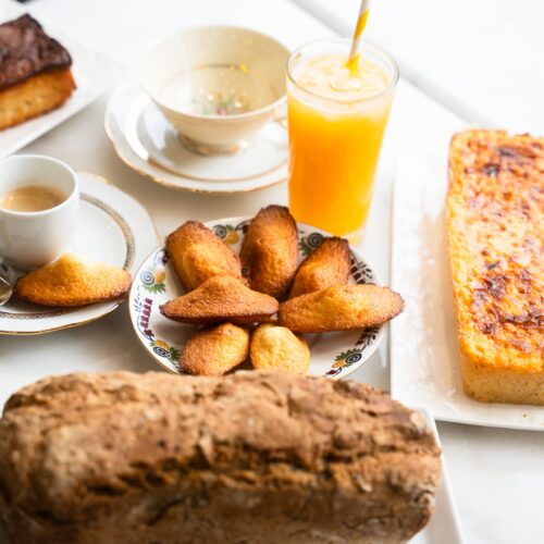 Patisseries du salon de thé Madeleine, à La Baule
