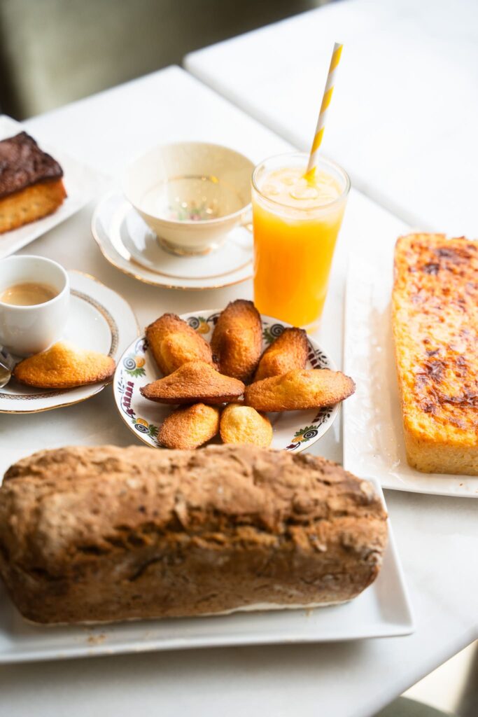 Patisseries du salon de thé Madeleine, à La Baule