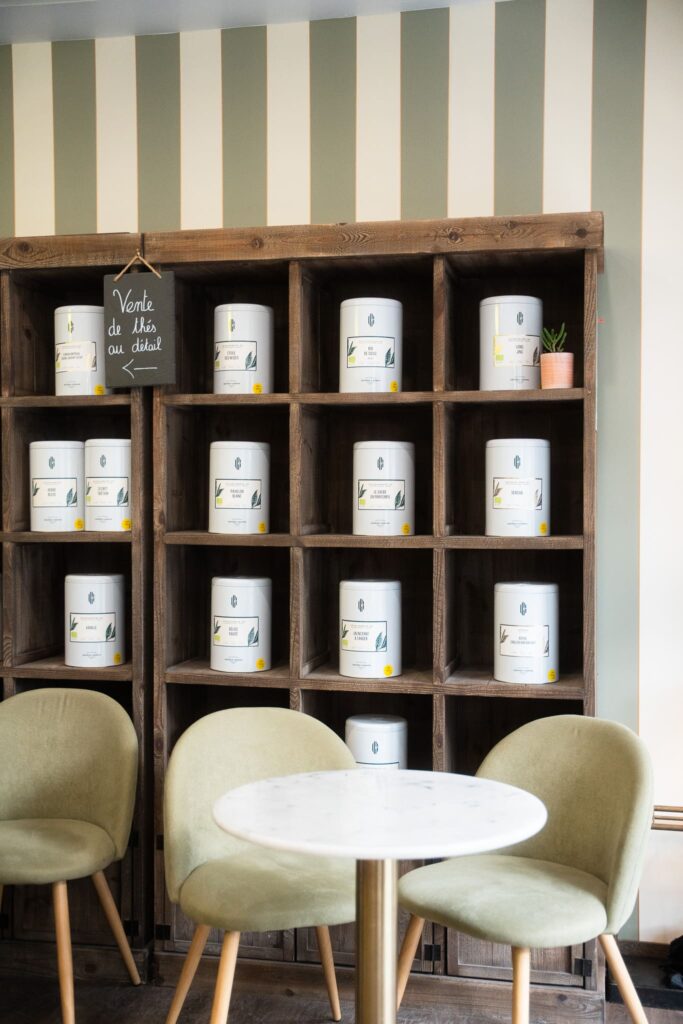 Selection de thés chez Madeleine, à La Baule