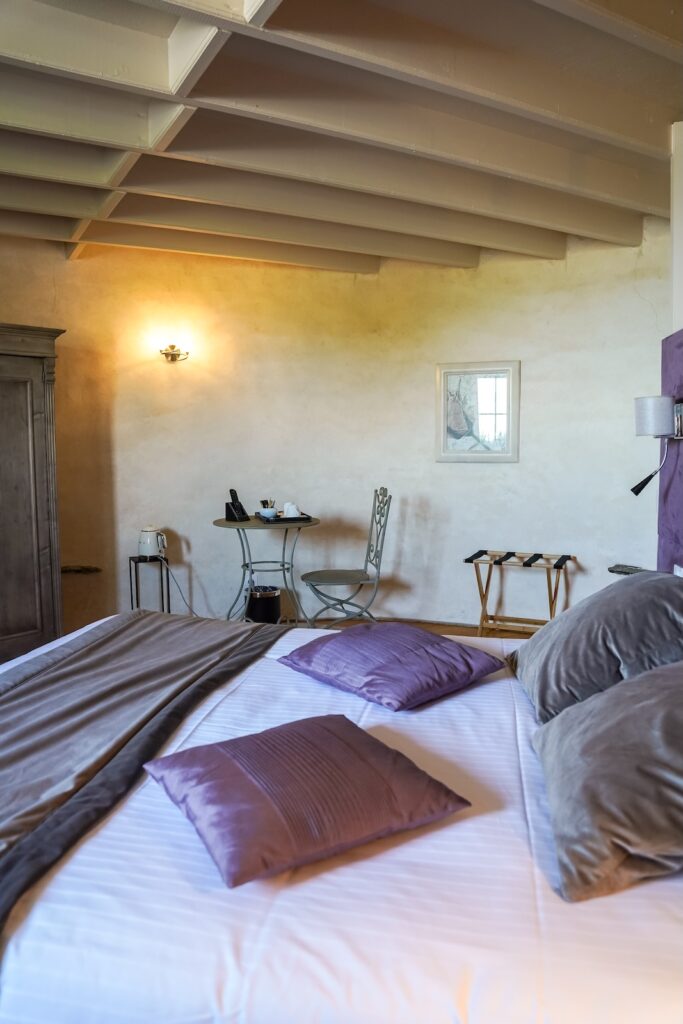 Une chambre de la Métairie du Vauhariot à Cancale