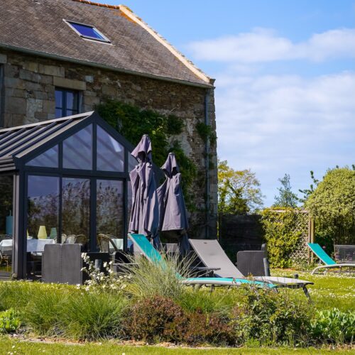 Le jardin de la Métairie du Vauhariot à Cancale