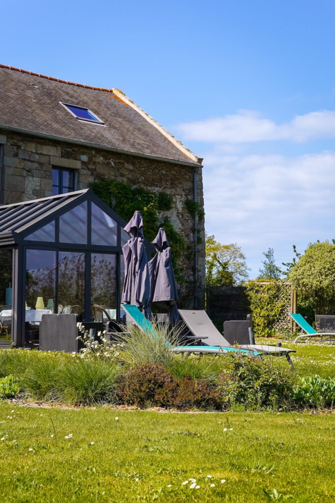 Le jardin de la Métairie du Vauhariot à Cancale