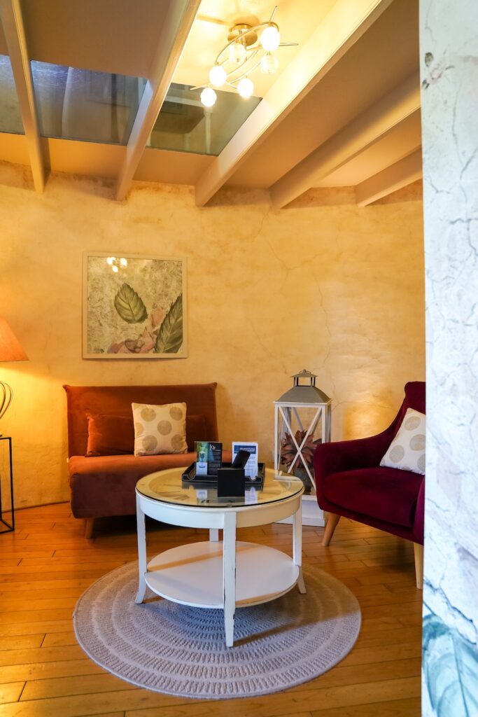 Un salon de la Métairie du Vauhariot à Cancale