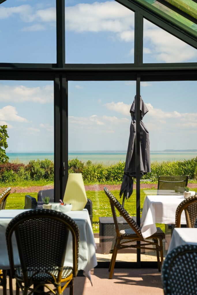 La véranda de la Métairie du Vauhariot à Cancale