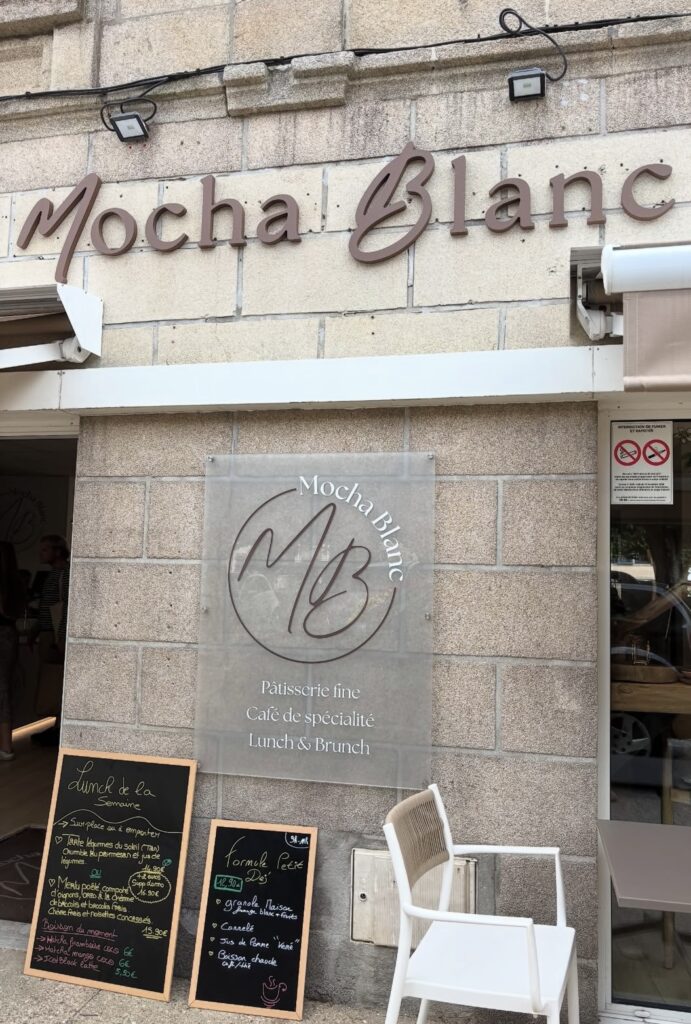 devanture u coffee shop mocha blanc à pont l'abbé