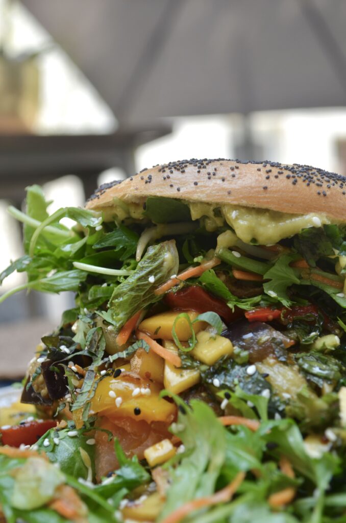 Le bagel du restaurant Oiseau à Avignon