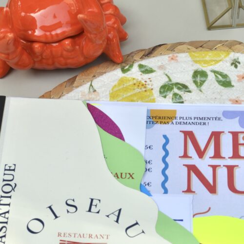 Le menu home made du restaurant Oiseau à Avignon